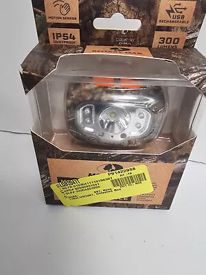 Mossy Oak Camo 300 Lumen Rechargeable Hunting Headlamp LIGHT ONLY NO STRAP • $7.99