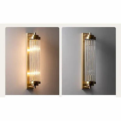 Modern Gold Wall Lamp Wall Sconce Light Living Room Bedroom Indoor Lighting 110V • $49.78