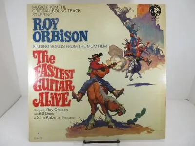 $19.95 • Buy ROY ORBISON  Fastest Guitar Alive Soundtrack  LP Record Ultrasonic Clean MGM EX