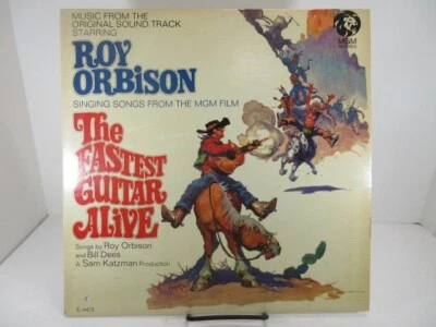 $19.95 • Buy ROY ORBISON  Fastest Guitar Alive Soundtrack  LP Record Ultrasonic Clean MGM EX