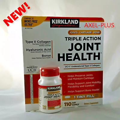 KIrkland Triple Action Joint Health 110 Tab. Compare To Move Free Ultra • $27.99