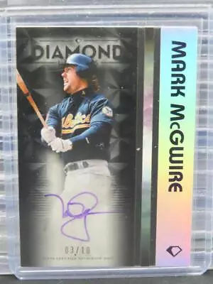 2023 Topps Diamond Icons Mark McGwire White Polychromatink Black Auto #3/10 • $51