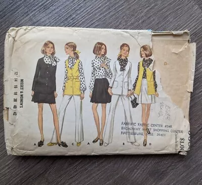 Vintage Butterick 5683 Suit Dress Separates Pattern 34  Bust • $7.99