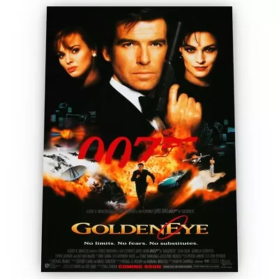 Goldeneye James Bond 007 Movie Poster Satin Archival Stunning A1 A2 A3 • £12.99