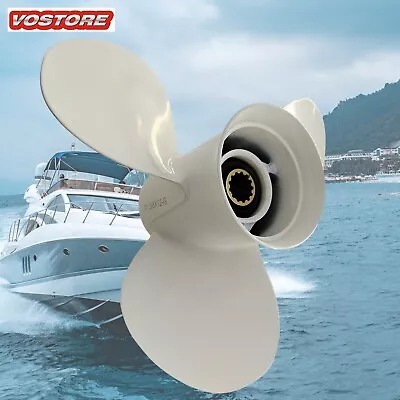 11-3/8 X 12 13 Spline Tooth Boat Aluminum Propeller For Yamaha 40HP-60HP F30B • $50.19