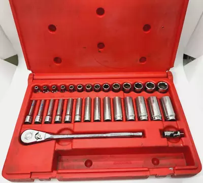 MATCO Tools 1/4  METRIC Ratchet Socket Set General Service Swivel Lot Case Deep • $480