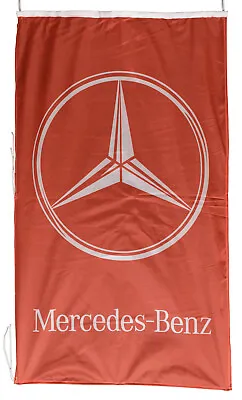 Mercedes Benz-flag Red Vertical Banner 5 X 3 Ft 150 X 90 Cm • $27.99