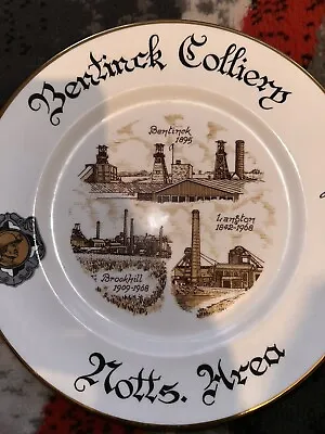 Bentinck  Colliery  Miners Plate • £19.99