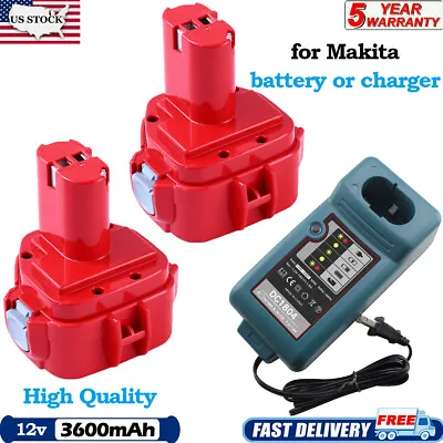 12Volt For Makita 12V Battery DC1804 Charger 1200 1220 1201 PA12 1222 1233S 1235 • $156
