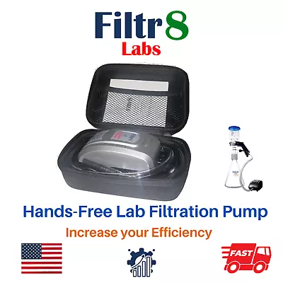 Be The Hero Of Your Lab | Hands-Free Lab Vacuum Filtration  Pump | Filtr8 Labs • $39.99