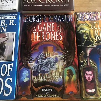 GEORGE MARTIN  A GAME Of THRONES  A CLASH Of KINGS  A STORM Of SWORDS 1st Ed • $3514.48