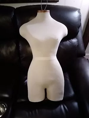 Vintage Adult Female Torso Hanging Gap Mannequin Self Stand Or Hang • $59.95