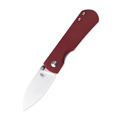 Kizer Yorkie DEC Knife Red Micarta M390 Steel Ki3525S1 • $59.50