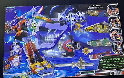 VOLTRON DEFENDER OF THE UNIVERSE 5 LIONS SET With BOX 1997 TRENDMASTER (READ) • $1300