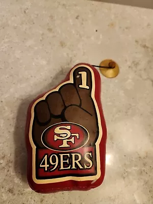 1999 San Francisco 49ers Window Ornament Plush Pillow #1 • $19.99