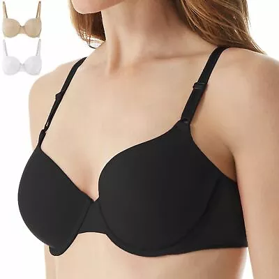 T-shirt Padded Bra Full Cup Coverage Underwired Perfect Comfort Support Leisure • £8.93