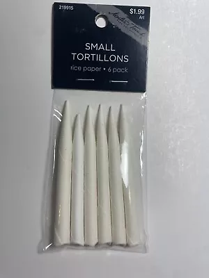 Master's Touch - Small Tortillons - Rice Paper - 6 Pack - Single Ended Point • $5