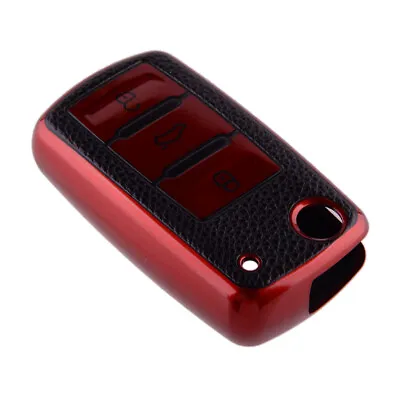 3 Button Key Fob Cover Case Fit For VW Golf MK6 Passat Polo MK5 Jetta Beetle • $7.71