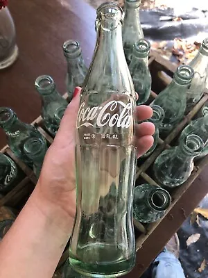 24 Vintage Green Coke Cola Glass Bottles 10 Oz Choose One • $2