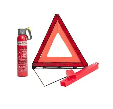£19.99 • Buy Car Essential Safety Kit Taxi Caravan Motorhome Breakdown Triangle Extinguisher