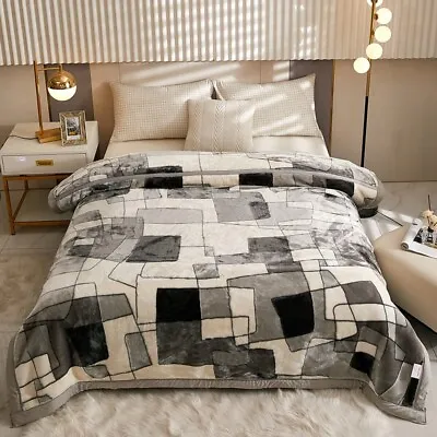 Blanket Thick Blanket Super Warm Soft Quilt Chinese Brand Bed Cover Double Layer • $208.05