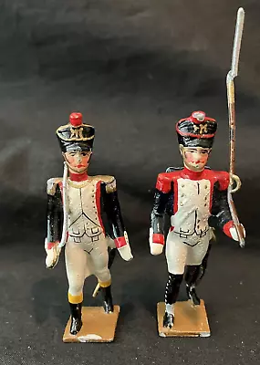 CBG Mignot French Napoleonic War 1st Empire Infantry Officer & Soldier 2 Figures • $9.99
