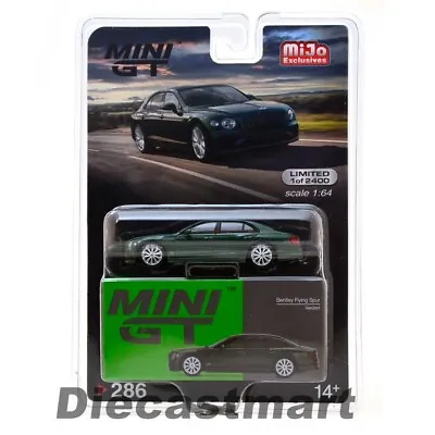 Mini GT 1:64 Bentley Flying Spur Verdant LHD MGT00286 Diecast Model Car New  • $12.49