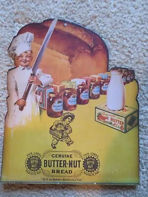 Vintage Butter-Nut Bread - Hanging Wall Sign - 11  X 13  • $9.99