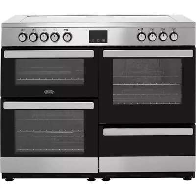 Belling Cookcentre110E 110cm Electric Range Cooker 6 Burners A/A Stainless • £1298