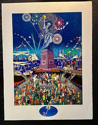 Melanie Taylor Kent  Statue Of Liberty  1986 Serigraph Hand Signed Numbered • $200