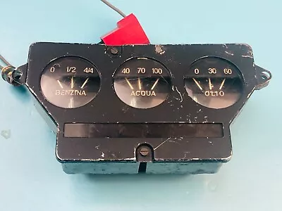 Lancia Fulvia Coupè 1st Series Rally Veglia Fuel Temperature Oil Gauges • $120