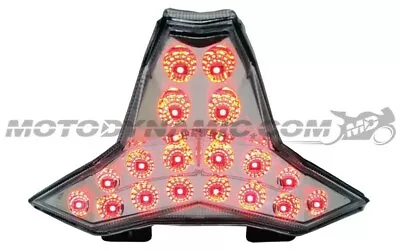 Fits 19-23 Kawasaki Ninja ZX-6R ZX6R SEQUENTIAL Turn Signal LED Tail Light Clear • $114.95