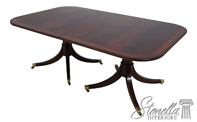 L62620EC: Gorgeous Figural Mahogany Duncan Phyfe Dining Room Table • $2895