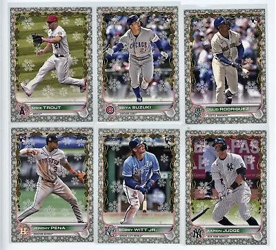 2022 Topps Holiday (METALLIC PARALLELS) YOU PICK -COMPLETE YOUR SET -BUY 3 GET 1 • $2.59