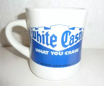 Vintage 1998 White Castle Hamburgers Heavy Ceramic Mug • $9.99