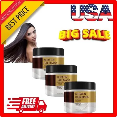 Keratin Hair RepairMask ArganOil Conditioning Collagen Keratin DetoxDamage 100ml • $22.99