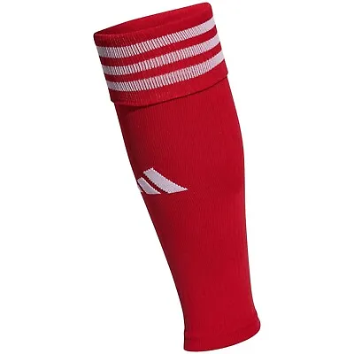 Adidas Team Sleeve 23 Football Socks Pair Red Sports Teamwear • £14.99