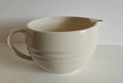 Le Creuset Large Cream Stoneware Ceramic Mixing Bowl/Jug With Handle • £21.99