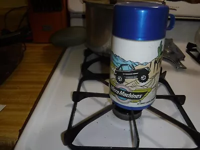 Vintage MICRO MACHINES Lunch Box Thermos 1999 - Made In The USA EUC • $14.99