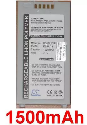 Battery 1500mAh Type EA-BL13 For SHARP WS007SH WS011SH W-ZERO3 [ Es ] • $34.99