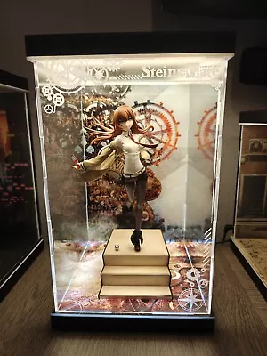 Steins;Gate Custom LED Acrylic Display Case Makise Kurisu Figure Case *No Figure • $224.99