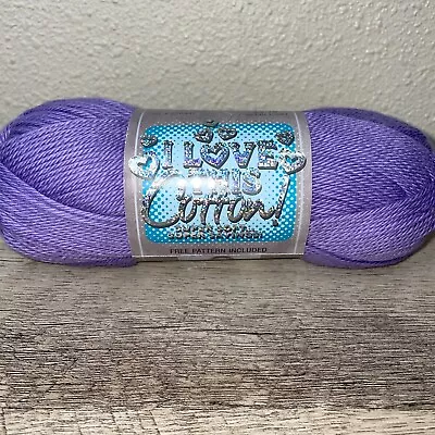 I Love This Cotton Super Soft #250 Amethyst 3.5 Oz 180 Yards 100% Cotton • $3.79