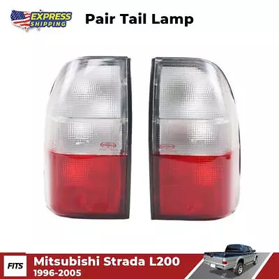 LH+RH Tail Lights Rear Lamp Fit For Mitsubishi Strada L200 Pickup Truck 1996-04 • $76.97