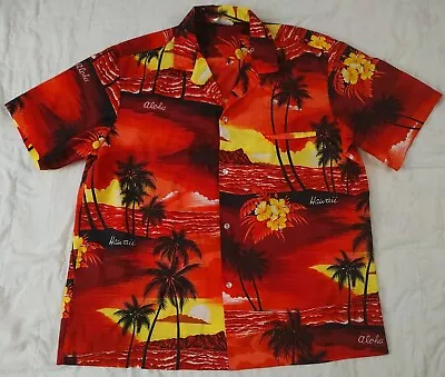 Vintage Royal Hawaiian Mens Shirt Sz XL Hawaii Aloha Silky Smooth Beach Wear • $12.60