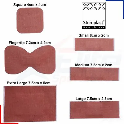 Steroplast Premium Fabric Heavy Weight Adhesive Wound Plasters Medical Grade • £4.95