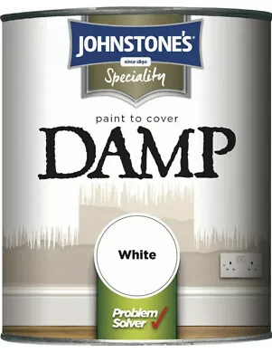 Damp Proof - Johnstones Damp Proof Paint 750ml - White • £17.99