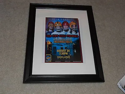 Framed Red Hot Chili Peppers 2006 Concert Oakland CA Mini-Poster 14 X17  • $45