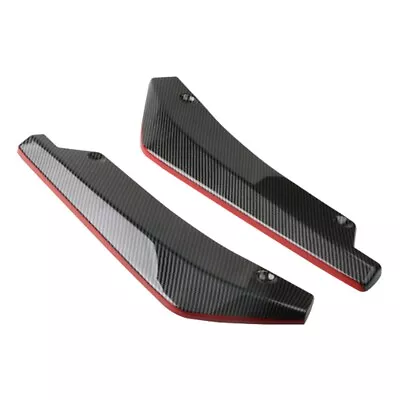 2x Car Rear Bumper Lip Side Winglets Spoiler Diffuser Splitter Scratch Protector • $19.70