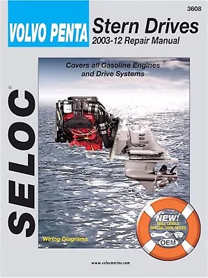 Volvo Penta Stern Drives Repair Manual 2003-2012 • $55.61