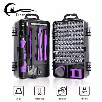 $7.74 • Buy 115 In1 Magnetic Precision Screwdriver Set PC Phone Watch Repair Tool Kit A2TF